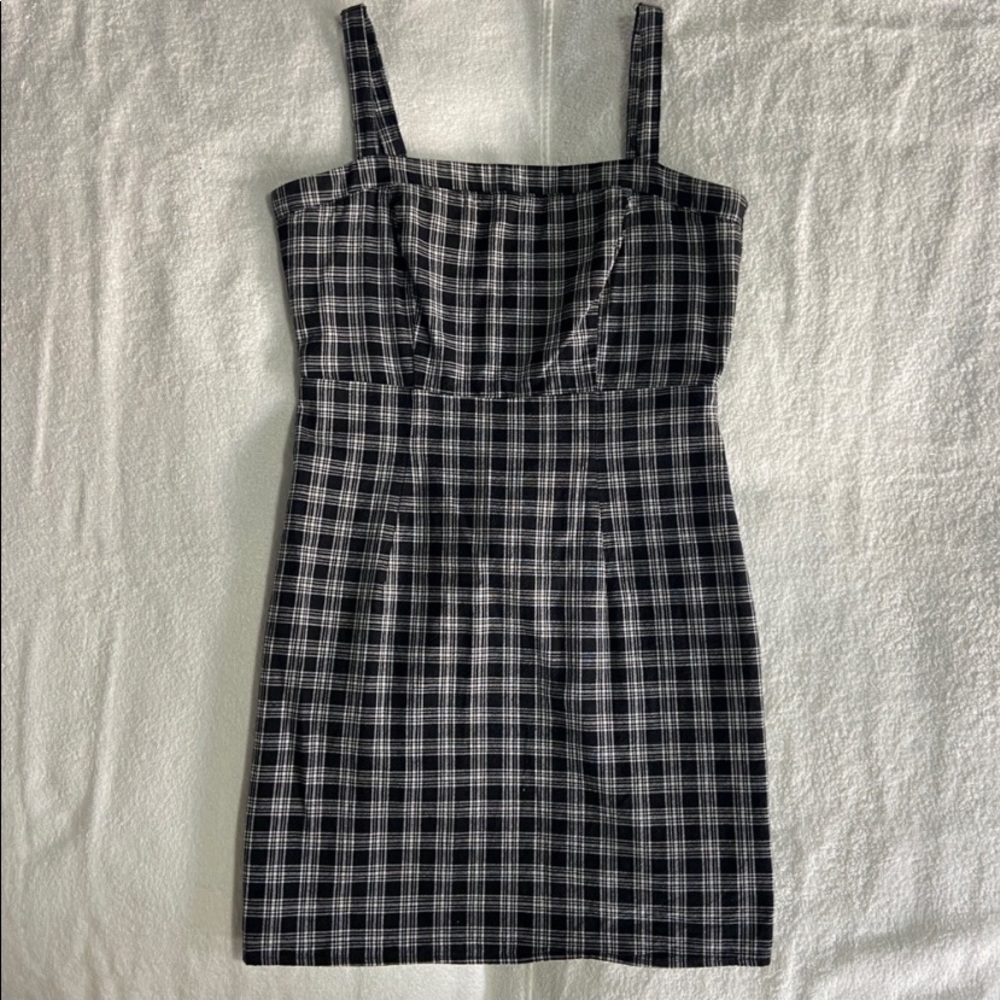 Forever 21 Vintage Plaid Bodycon Dress